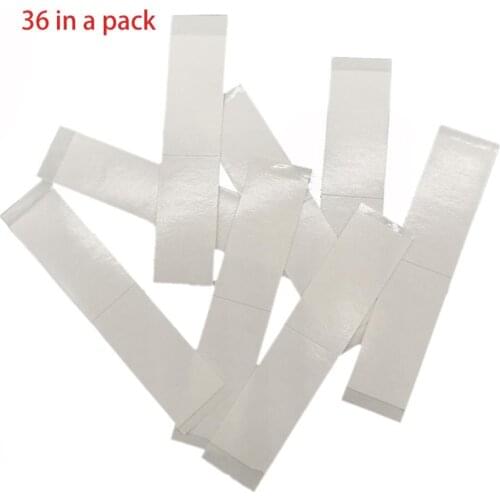 36Pcs Lingerie Tape Women Transparent Clear Double Sided Tape for Clothing Dress Body Skin Anti-Exposure Adhesive Sticker Strips