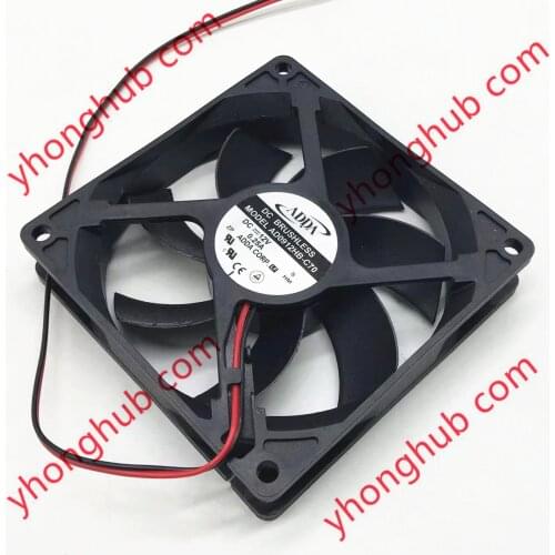 ADDA AD0912HB-C70 DC 12V 0.25A 90X90X20mm 2-Wire Server Cooling Fan
