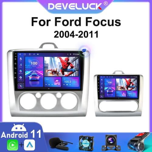 2Din Android 10 Car Radio Multimedia Video Player For Ford Focus 2 3 Mk2/Mk3 2004-2011 Navigation GPS Stereo Head Unit Carplay