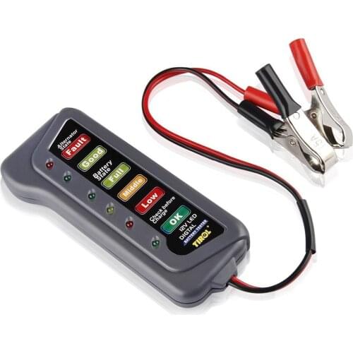 Battery and Alternator Control Tester-12V-Led Display