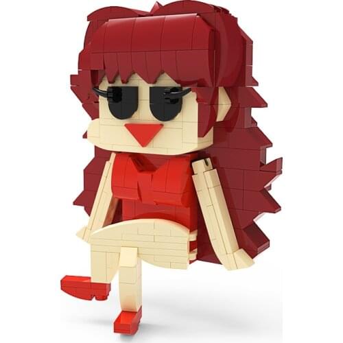 Buildmoc Game Friday Night Funkin Girlfriend Figures 267PCS MOC Model Building Blocks Toys for Children Toy Kid Gifts