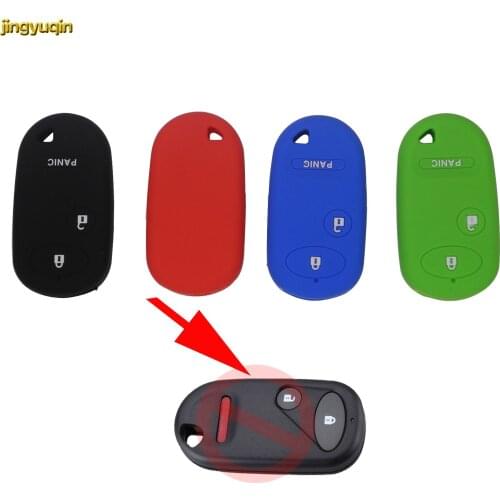 Jingyuqin 50pcs for Honda Civic Accord Insight Pilot Key Holder New Arrivel 2+1 Buttons Silicone Car Key Case Car-styling