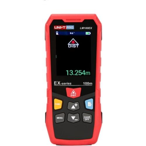 UNI-T LM100EX Laser Distance Meter 100M Trena a Laser Range Finder Measure Tape Digital Battery Powered