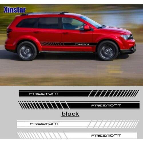 2pcs Decal Sticker car body sticker for fiat freemont