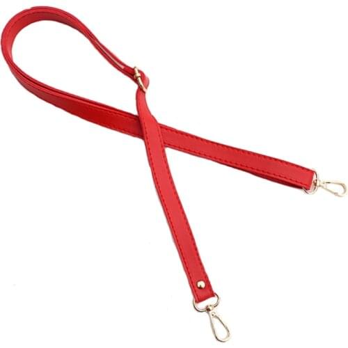 066F 138cm Long Faux Leather Shoulder Bag Strap DIY Purse Handle Adjustable Crossbody Handbag Belt Replacement with Clasp