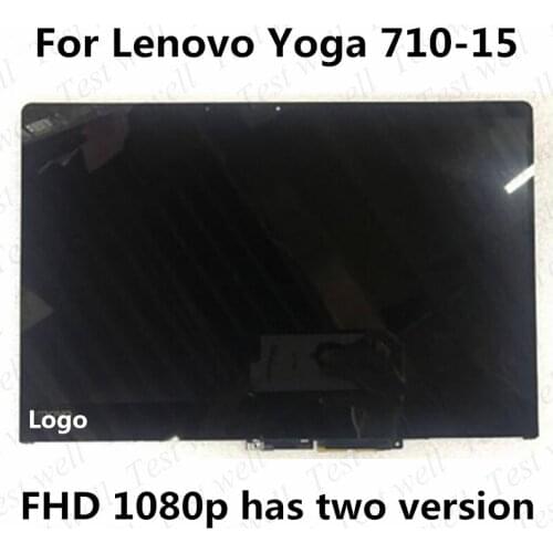 Original 15.6"1080P Replacement Touch Digitizer LCD Display Screen Assembly for Lenovo Yoga 710-15 710-15ISK 710-15IKB 80V5 80U0