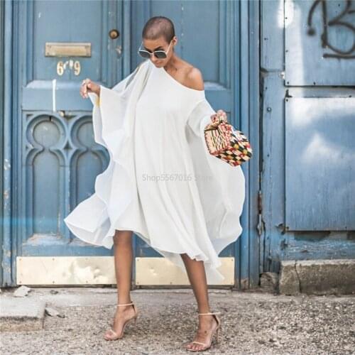 Autumn winter 2020 AFRICAN LADY CLOTHES africa suits for women DRESSES casual loose robes africaine longo robe plus size dress