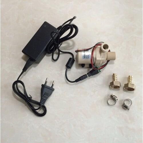 Beer brewing 24V DC Ceramic Core Food Grade Beer Pump ,Muted, Resistant High Temperature,Multiuse Water Pump With Power Adapter
