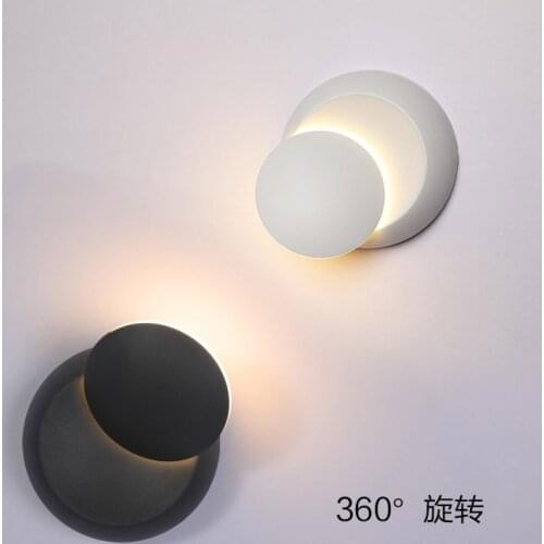 Nordic Wall lamps Modern sconce wall light fixture Stairway LED Light In Post-modern Rustic Antique Edison Glass Spherical Shape