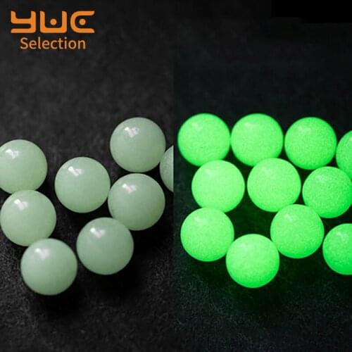 YUC Hand Spinner DIY Accessories Lightweight Luminous Beads Tungsten Steel Beads 6mm Luminous 8mm Copper Beads Brass Beads
