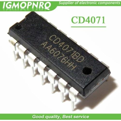 10PCS CD4071BD DIP14 CD4071 DIP 4071BE DIP-14 IGMOPNRQ
