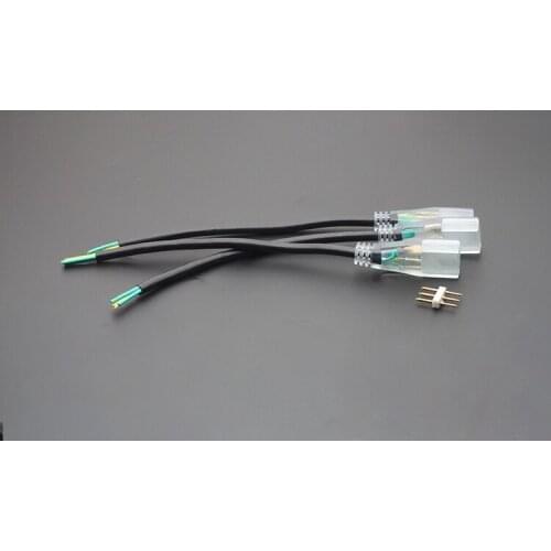 100pcsLED Flat Three-wire Rainbow Tube Controller Output three-wire Double Tone Light Controller Three-pin Joint Wiring