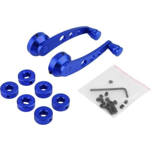 11.4cm 2 Pcs Universal Aluminum Window Crank Handle Winder For Car Truck Pickup Door Winder Riser Kit Car Accessories