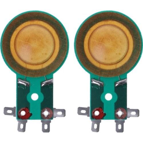 2Pcs 25.5mm 24.5mm Horn Treble Film Resin Membrane Drive Head Tweeter Voice Coil M5TB