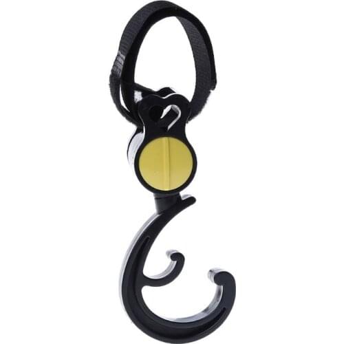 2 Pcs/Set Baby Stroller Hook Strong Powerful Hooks Shopping Bag Storage Hanging Hanger Cart Carriage Multi-functional Outdoor