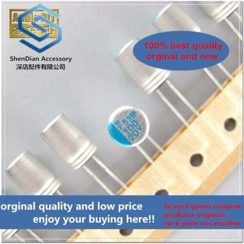 31-51pcs only orginal new Japan Chemical PS series 100uF/20V (￠8*12 original box) copper pin aluminum polymer solid capacitor