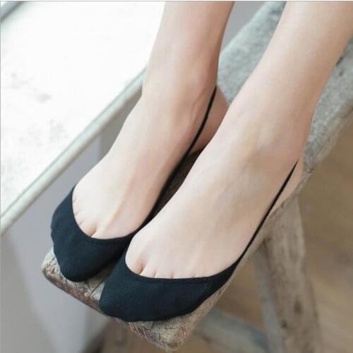 Artfeel Summer Invisible Women Socks Braces 2 pairs/lot 4 Candy Color Casual Low Cut Ankle Socks Cute Girl Non-slip Ladies Hosen