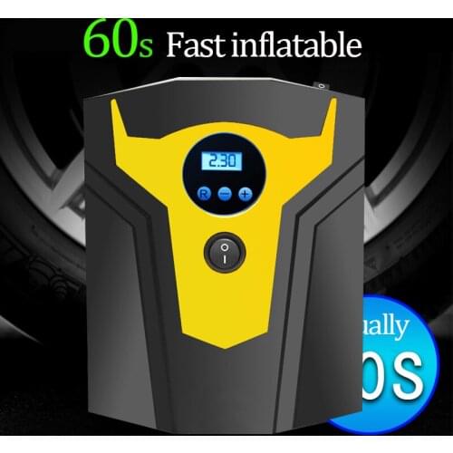Car Air Pump Air Compressor Portable Tyre Inflators 150 Psi Mini Electric Infladors Digital Led Light Car Tire Inflatable Pump