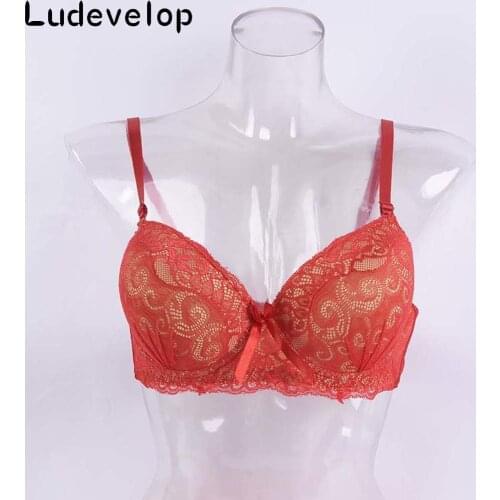 Big size Bra Women Autumn Summer Embroidery Lace Hot Sexy Bras Push up lingerie Underwear