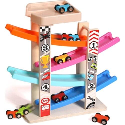 Children Track Ramp Racing Mini Car Toy Kids Gliding Track Car Set For Boys Girls Toddler Motor Skill Developmental Kids Gift#40
