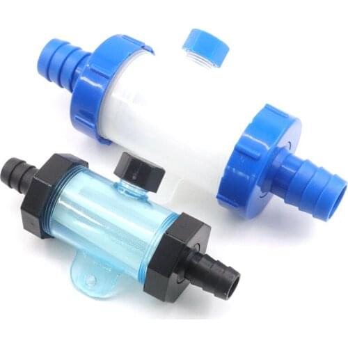 2pc 9.5mm~32mm Soft Water Pipe Filter Water Jetter Irrigation Sprayer Absorbent Filters Aquarium Tube Transparent Strainer