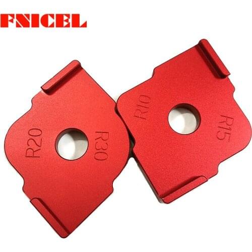 FINCEL 2Pcs/set Radius Quick-Jig Router Table Bit Corner Jig Templates For Woodworking Tools