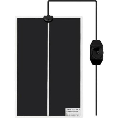 5W/7W/14W/20W/28W/35W Reptile Heating Pad Hermit Crab Heater Heat Mat for Reptiles Snake Lizard Terrarium Adjustable Temperature