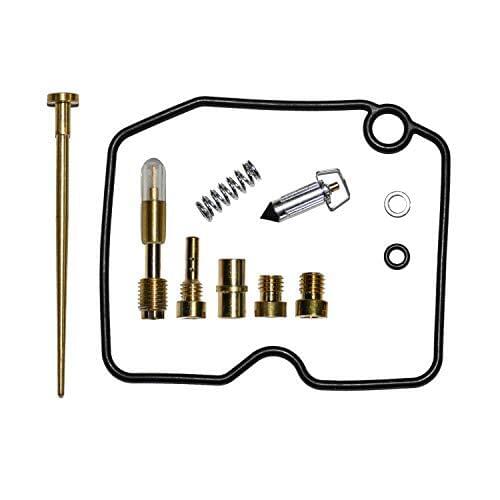 JDLLONG Carburetor Rebuild Repair Kit Fits Kawasaki Prairie 400 KVF400 ATV 1999-2002