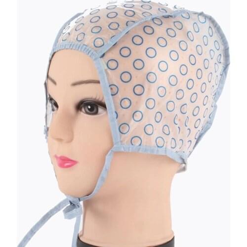 Dye Cap + Hook Reusable Set Professional Hair Salon Color Coloring Highlighting Frosting Tipping Color Hairstyling Tools