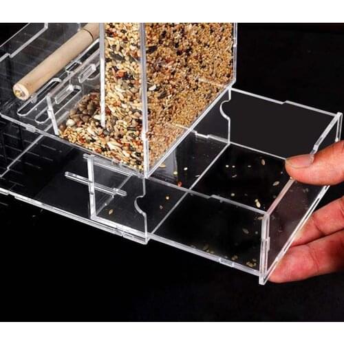 Bird feeder automatic feeding bird food container ostrich tiger peony cockatoo bird pigeon pigeon supplies plastic