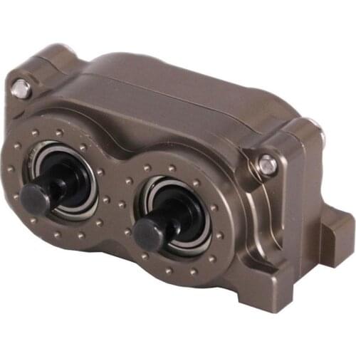 Metal Gearbox Transfer Case for SCX10 90046 1/10 RC Crawler Car Upgrade Parts