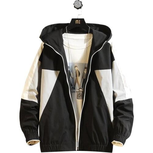 Mens Streetwear Bomber Clothes Plus Asian Size M-5Xl Style Print 2021 Spring Autumn Sport Outdoor Black White Jacket