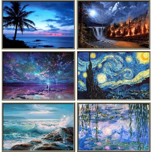 DIY PHOTO CUSTOM Diamond Painting nature full diamond painting set diamind painting embroidery by photo mosaic 2020 Home Decor