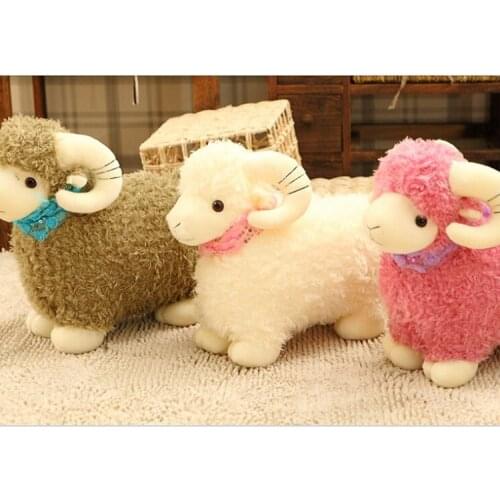 2015 New Fashion Cute Plush Sheep Mascot doll girlfriend Birthday gift Valentine sheep Stuffed Toy Quality Free shipping