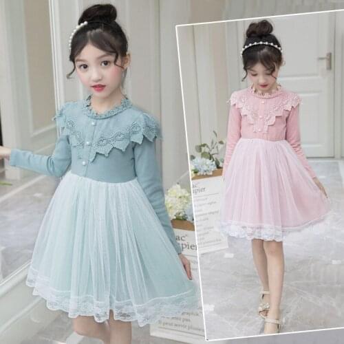 2018 new spring autumn/winter/summer Girls Kids Boys Lace Dress comfortable cute baby Clothes Children Clothing