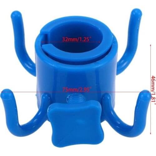 Beach Umbrella Hook Hanging Camping Trip Clasp 4 Prong for Towels Bags Hats