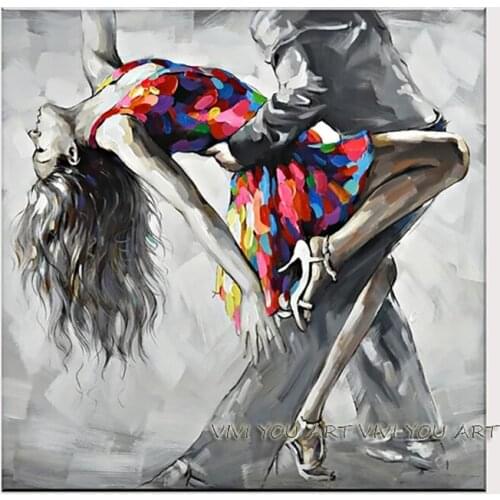 2020 new Handmade Women Portrait Painting Modern Canvas Painting Cuadros Decor for Wall Art Picture Home decora for living room