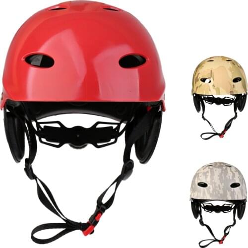 Adjustable Water Sports Safety Helmet Kayak Canoe Hard Cap 11 Air Vents Breathable Adult Kids Paddleboard Helmet Head Protector