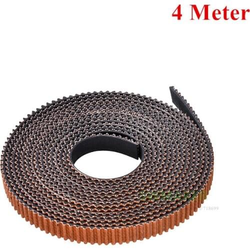 4 meters BLV 3d printer X/Y axis belt synchronous belt 2GT Width 6mm Non-slip