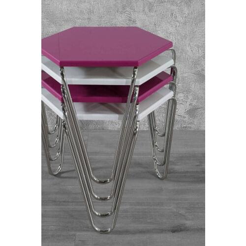 Modern 4 Pcs Pyramid Zigon coffee table coffee tables table basse furniture living room table