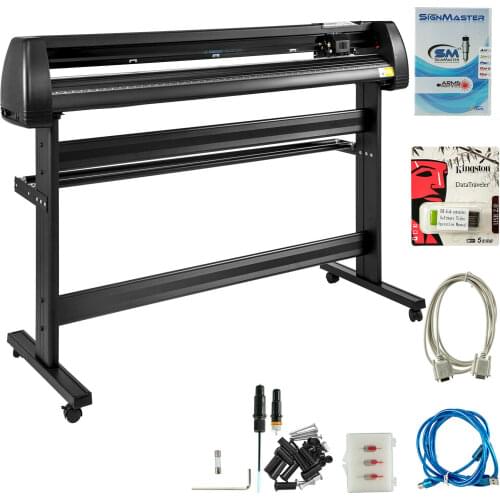 Vinyl Cutter Plotter Cutting 53" Sign Maker Adjustable Force & Speed Digital control panel