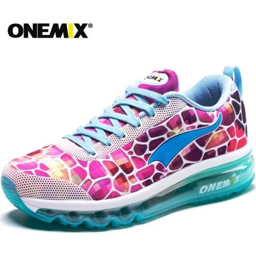 Onemix Womens Running Shoes Breathable Zapatillas Hombre Outdoor Sport Sneakers Air Cushion Lightweight Walking Sneaker Shoes