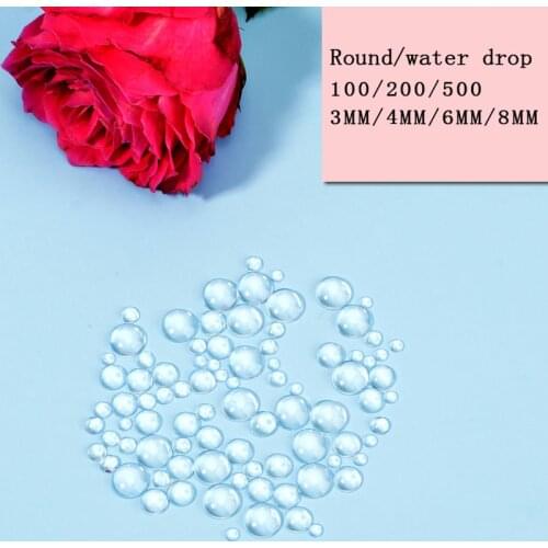 100/200/500pcs Simulation dewdrop waterdrop Card Making Accessories Metal Cutting Dies and Stamps Scrapbooking Embossing Decor