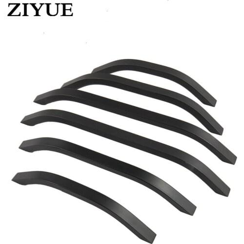 2pcs Free Shipping 2pcs Classic Drawer Knob Pulls Black Kitchen Cupboard Wardrobe Kitchen Cabinets Furniture Door Handles Knobs