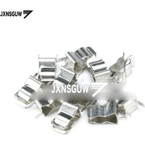 50PCS 6X30MM fuse clip/fuse holder/fuse clip/ nickel-plated copper Fuse Holder Clips Glass Quick Fast Blow Fuses Welding Holder