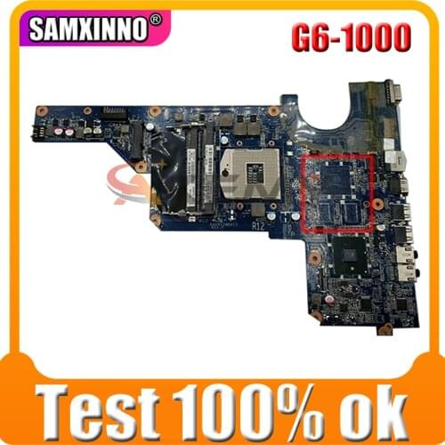 AKemy laptop Motherboard For HP Pavillion G6-1000 Mainboard 636370-001 636370-501 DA0R12MB6E0 HM55