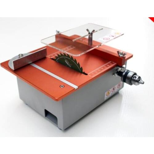 Aluminum Micro Table Saw DIY Mini Cutter Acrylic Wood PCB Cutting machine