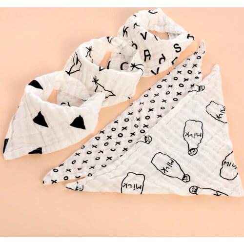 Amboch skin friendly cotton baby bandana drool bibs people like organic cotton baby bandana bibs