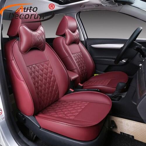 AutoDecorun custom fit PU leather seat cover sets for audi A5 accessories seat covers cushion seat support auto protectors cover
