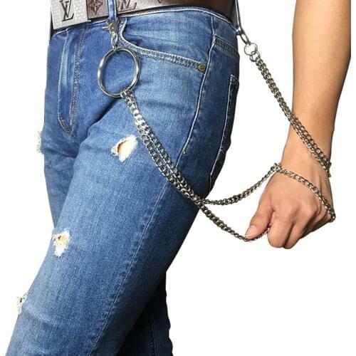 StillCool Wallet Chain, Punk Rock Style Keychain Suitable For Belt Loop, Purse Handbag Strap, Keys, Wallet and Traveling